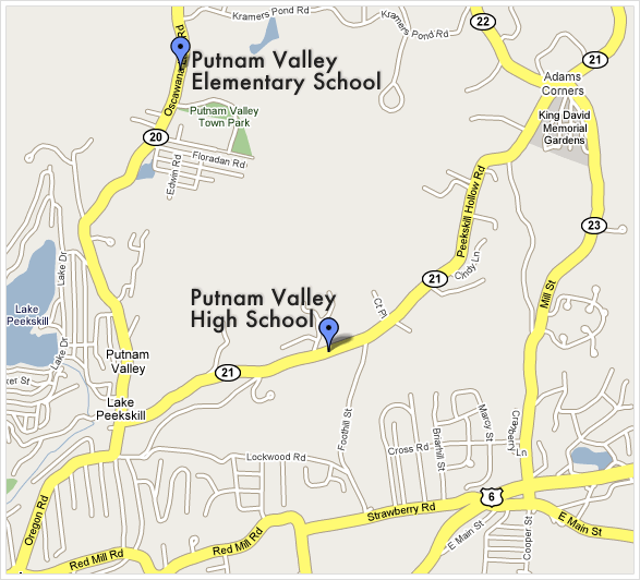 Map of PVCSD