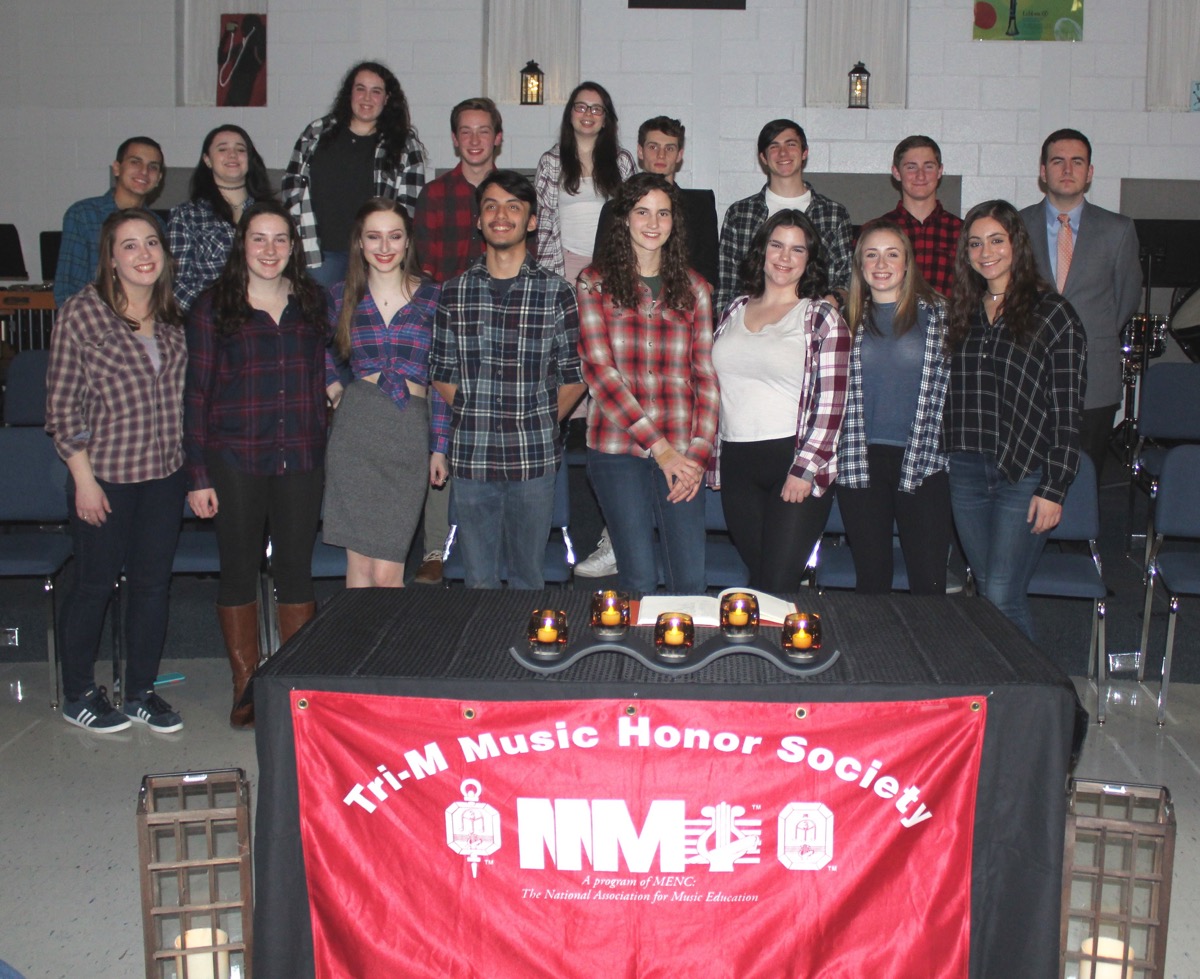 PVHS Tri-M Music Honor Society - Congratulations to all!