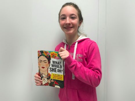 This month, PVMS is celebrating Women's History Month. Today, Maggie Caputo, a 5th grader, came into school with a book recommendation: "What Would She Do?" Maggie recommends this book because "It has women in it that you might not find in other history books." We plan on sharing this book recommendation with the students.