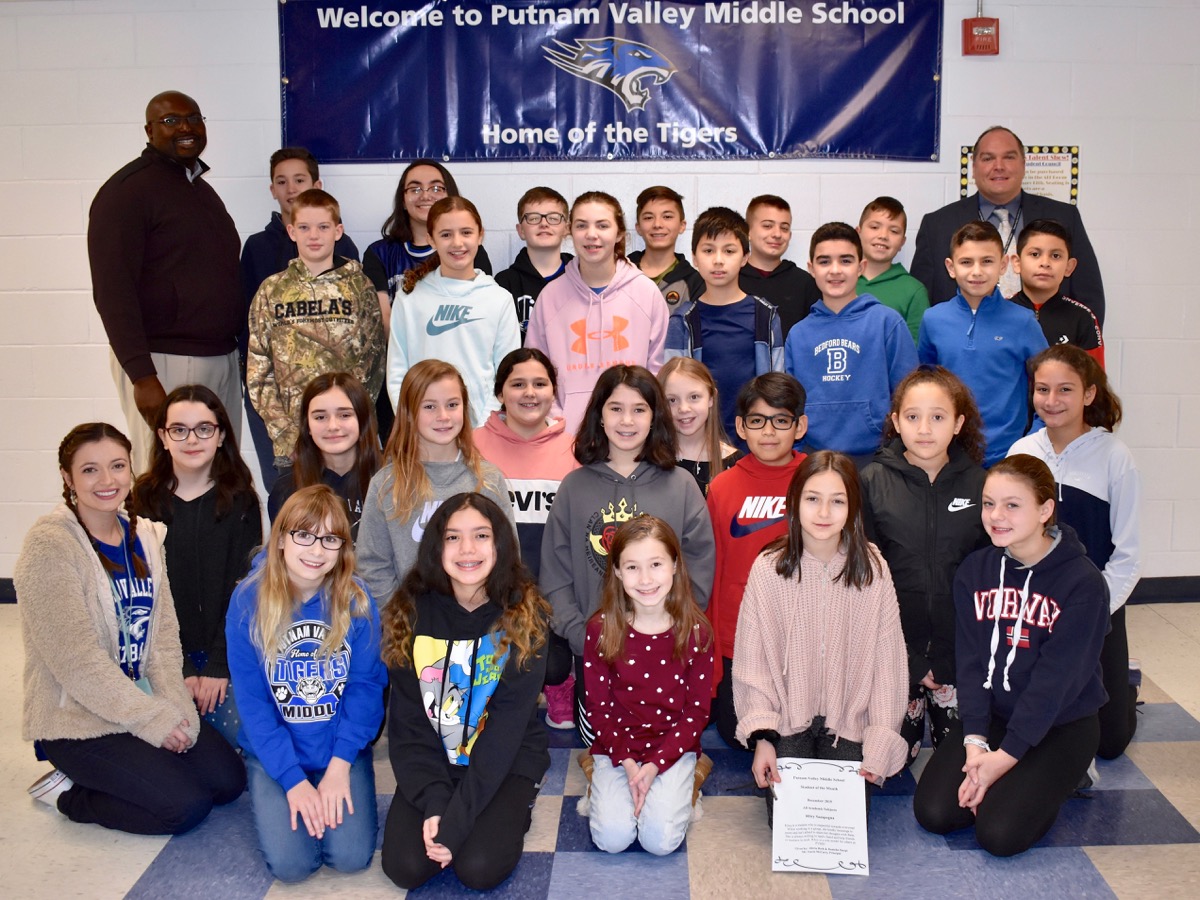 Congratulations to our Student of the Month honorees for December 2019