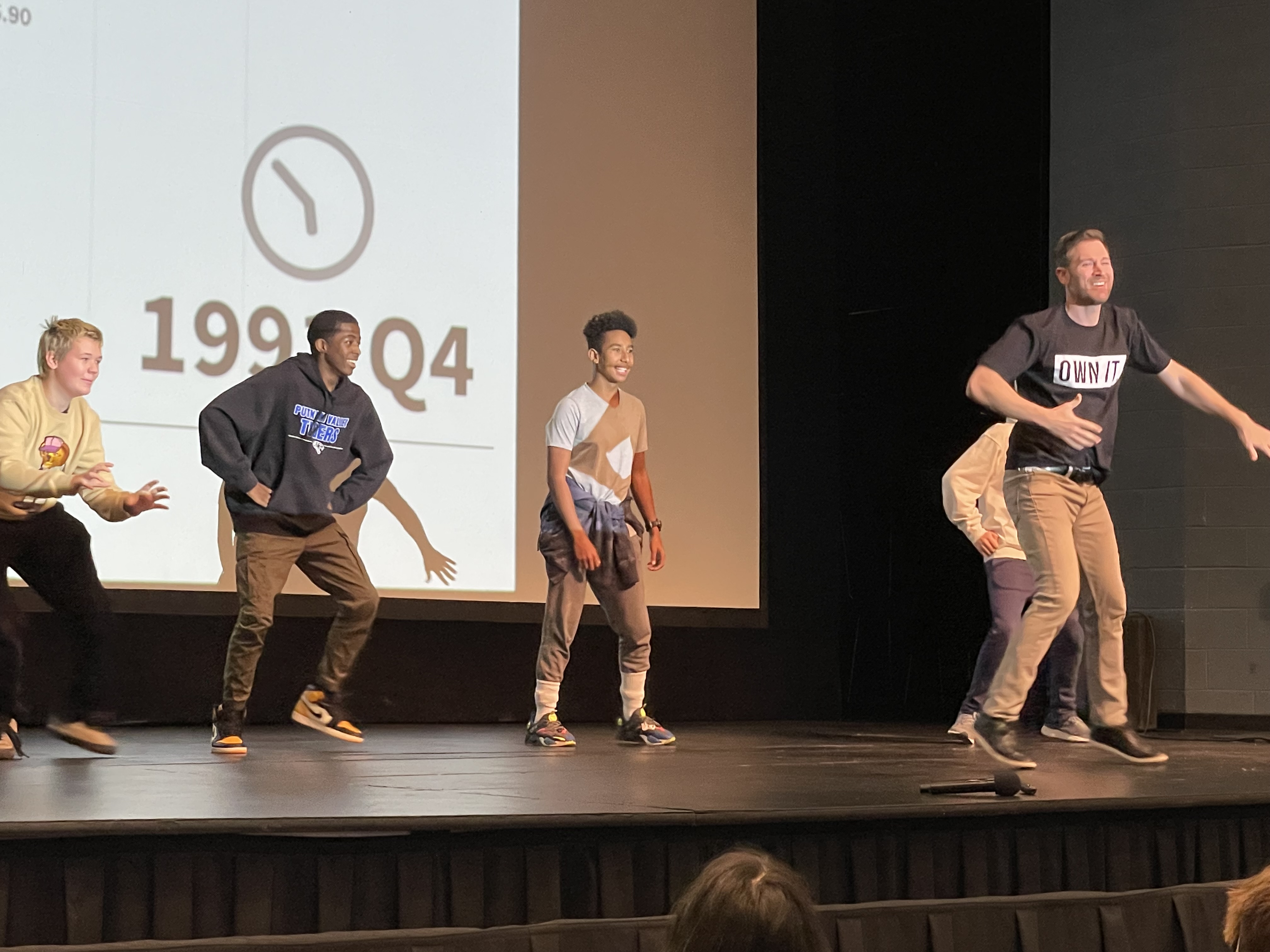 Our PVMS 8th graders had the privilege of watching inspirational speaker, Brandon Lee White. He was extremely engaging and spoke with students about overcoming challenges and to "Own It." Thank you to our PTA Arts in Education for sponsoring this event.