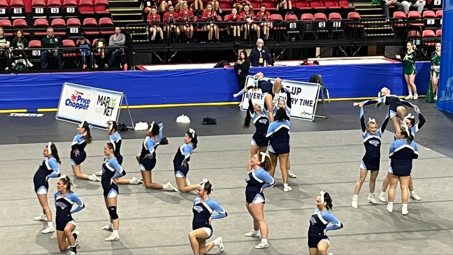 Congratulations to our Competition Cheer Team and coaches. Our cheer team competed at a high level again, placing 3rd in New York State in Class C.