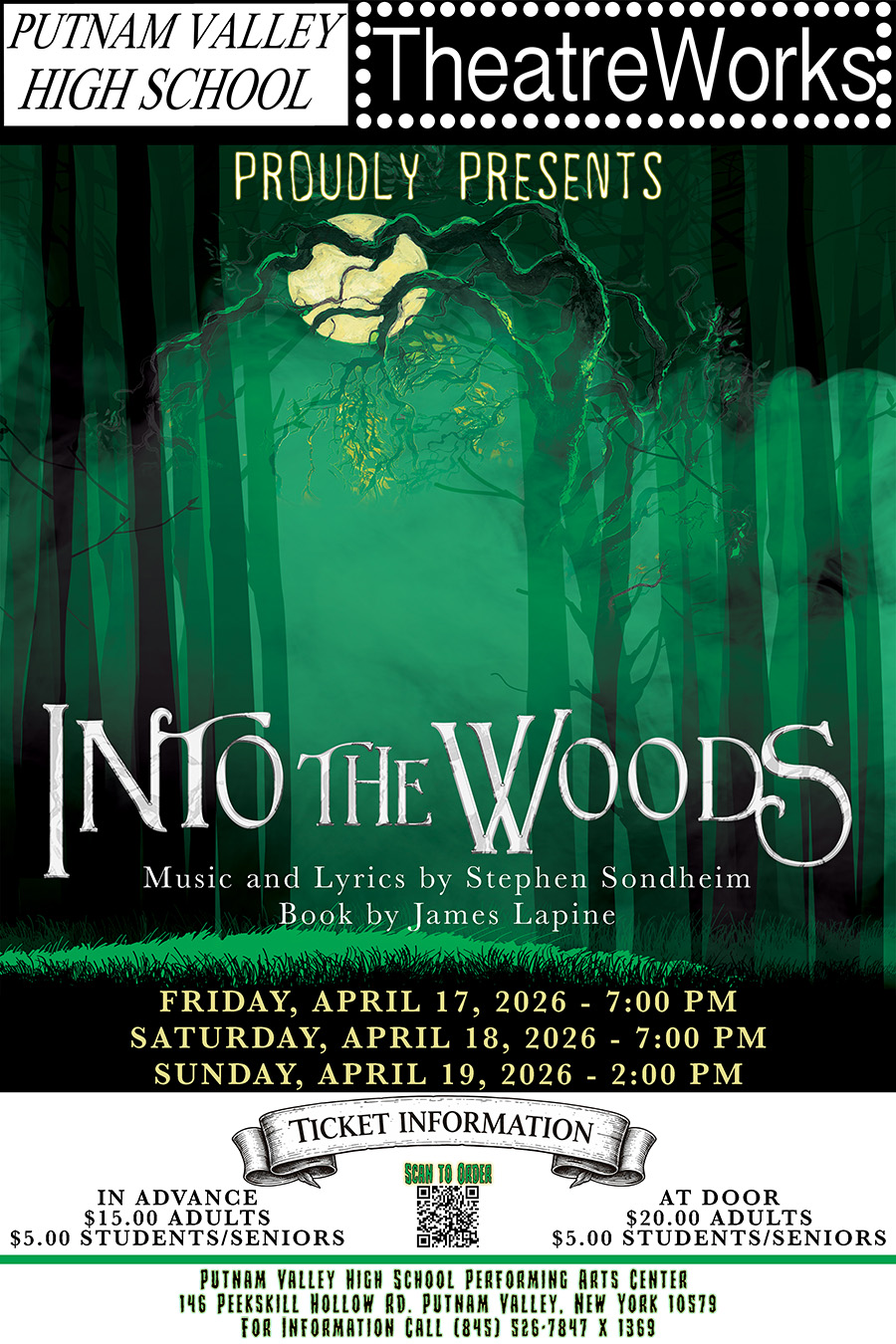 PVHS Theatreworks Proudly Presents: Into the Woods